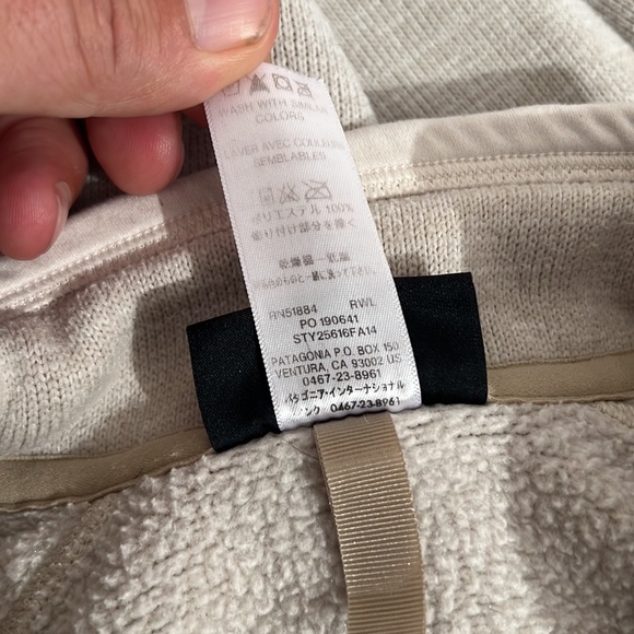 Patagonia Better Sweater 1/4 Zip Pullover Fleece, size Small - Picture 7 of 9